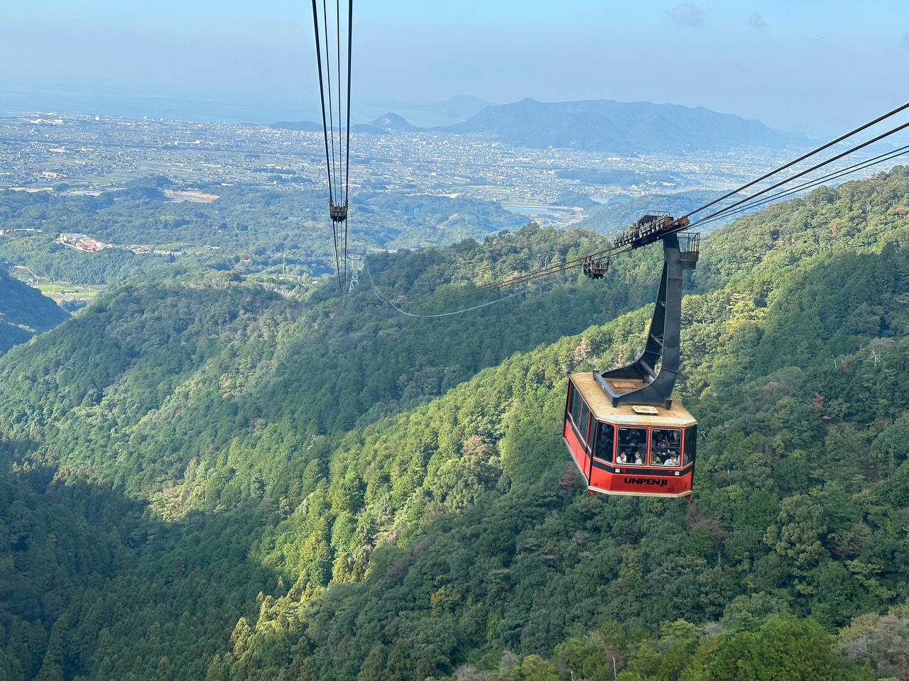 雲邊寺纜車外風景