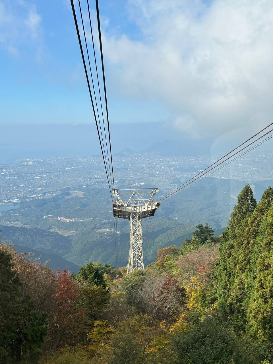 雲邊寺纜車外風景