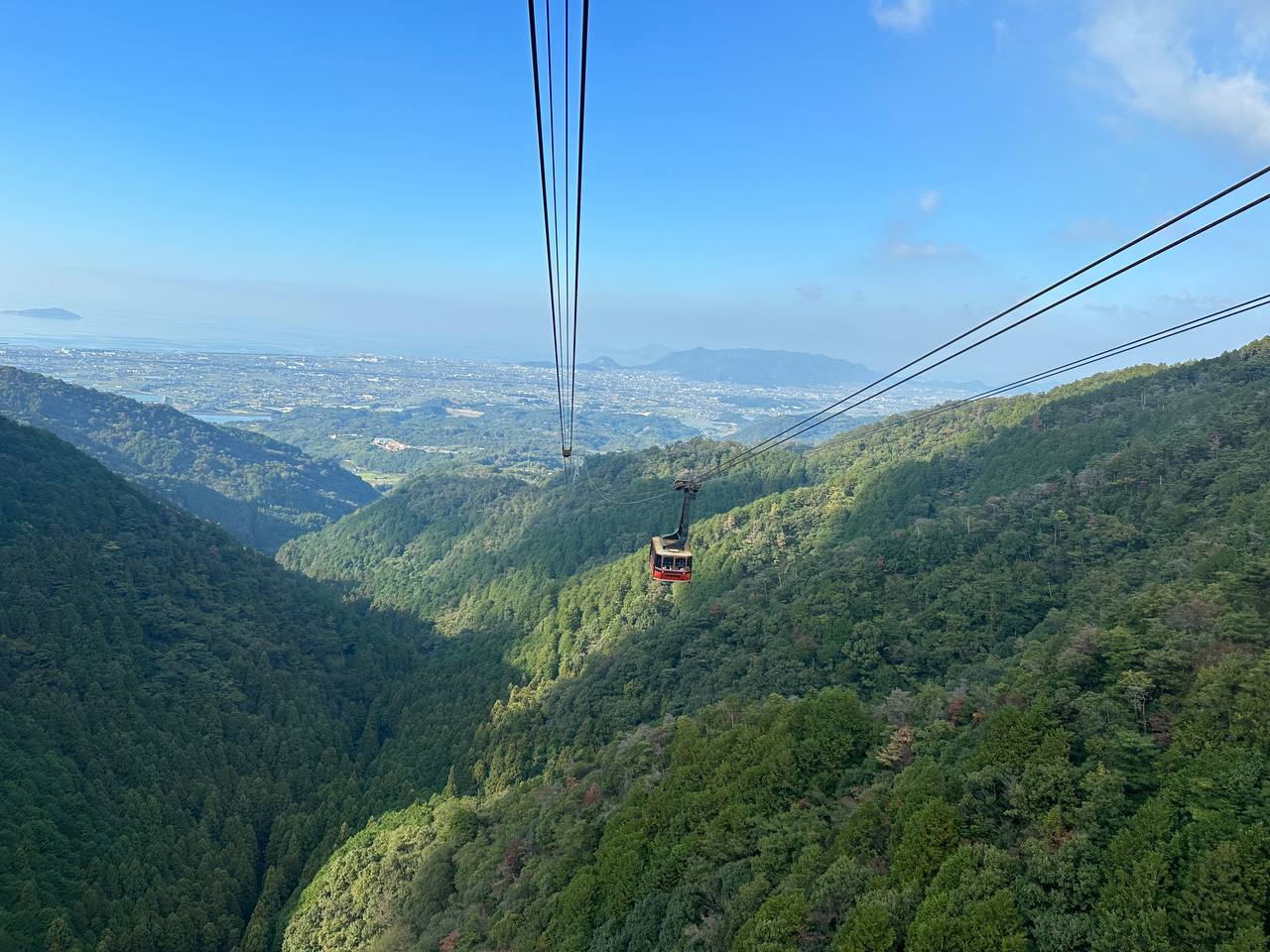 雲邊寺纜車外風景