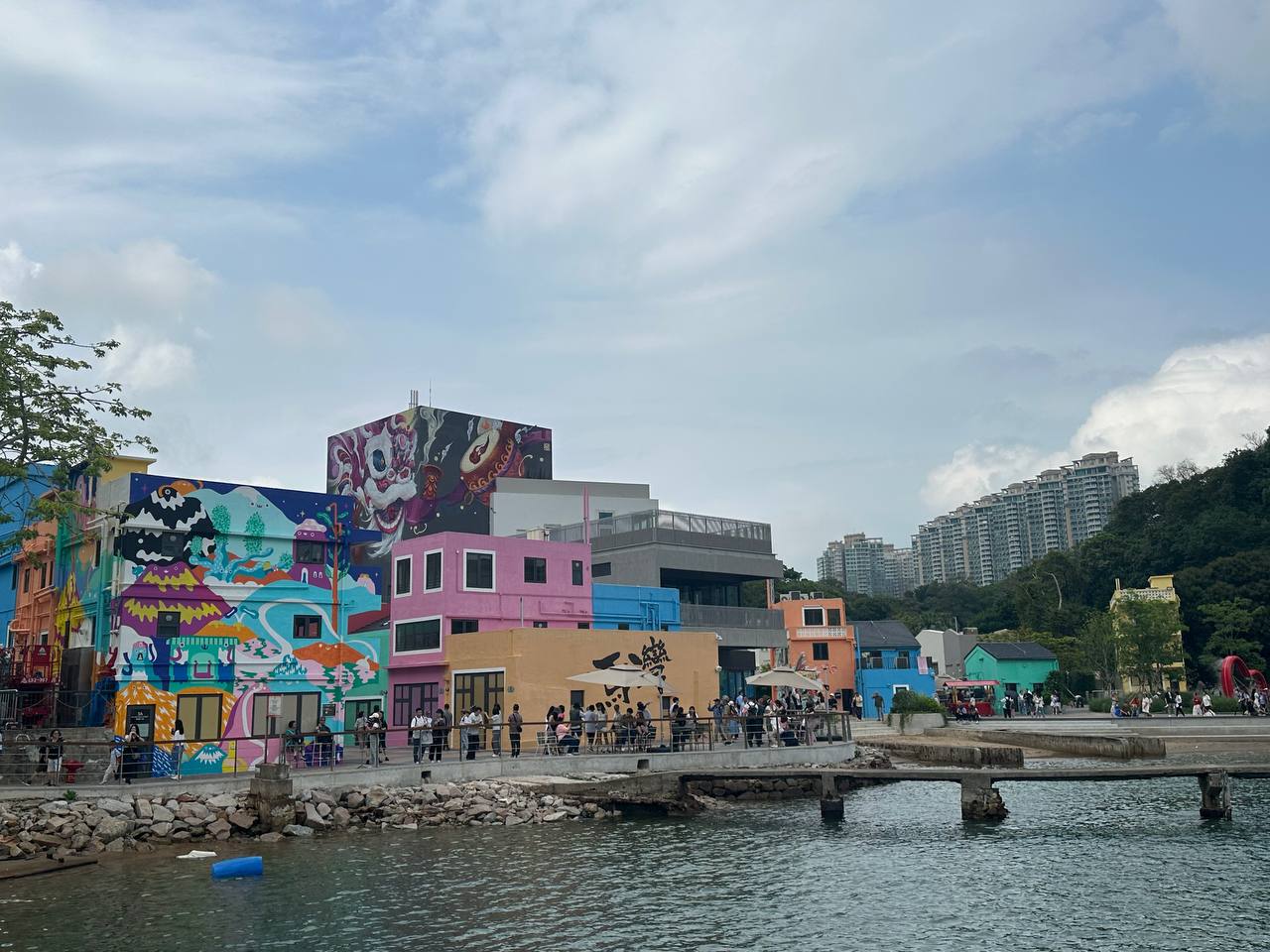 馬灣1868不同的彩色小屋