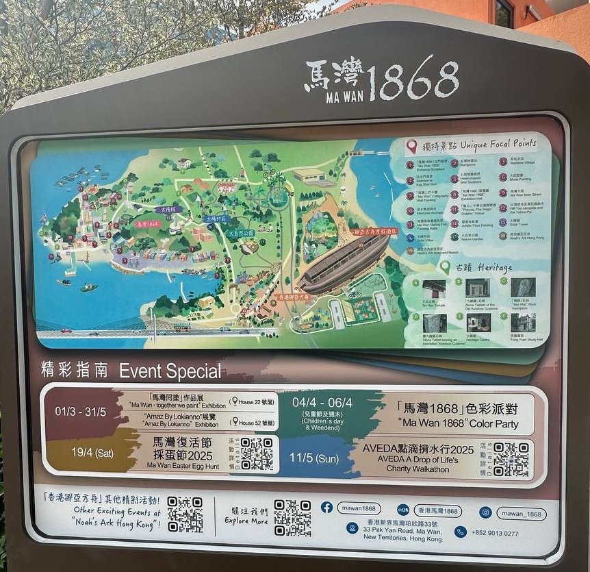 馬灣1868地圖